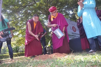 HH the Gyalwang Drukpa on the yatra. From prokerala.com