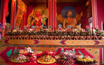 100,000 Tsog offerings at Odsal Ling Temple. From blogsattva.wordpress.com