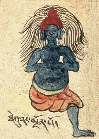 “Theu-rang,” from a compendium of Tibetan worldly spirits. From himalayanart.org
