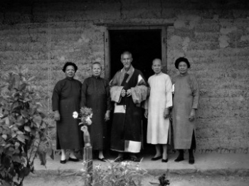 At True Suchness Chan Monastery, Jiangxi Province, 1955. From Eric Johns