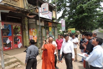 Buddhist shops attacked by Muslim mobs. From colombotelegraph.com