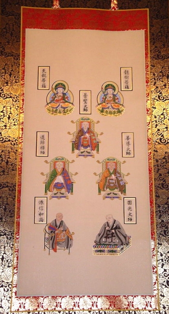 The patriarchs of Shin Buddhism, Saga Prefecture, Japan, 2004. From Gereon Kopf