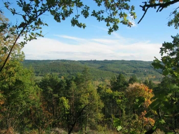 View near the retreat center, Dordogne. From songtsen.org