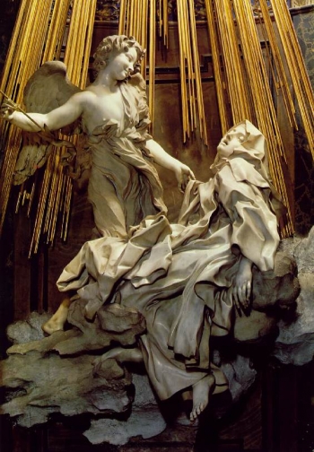 The Ecstasy of St. Teresa of Avila, by Gian Lorenzo Bernini (1598-1680). From wikipedia.org