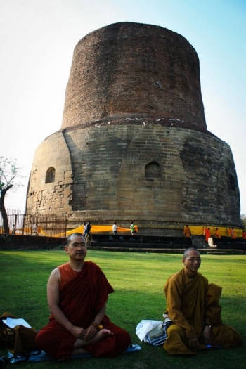 Dhamek Stupa in Sarnath, India