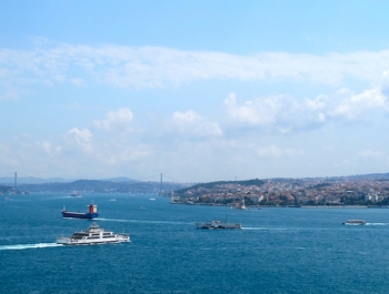 The view on Istanbul's coast is reminiscent of Victoria Harbour's, but on a much grander scale.