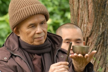 Thich Nhat Hanh, an international symbol of peace. Of the many in his generation - Gandhi, Martin Luther King Jr., Malcolm X, Thomas Merton, Mother Theresa - only he remains.