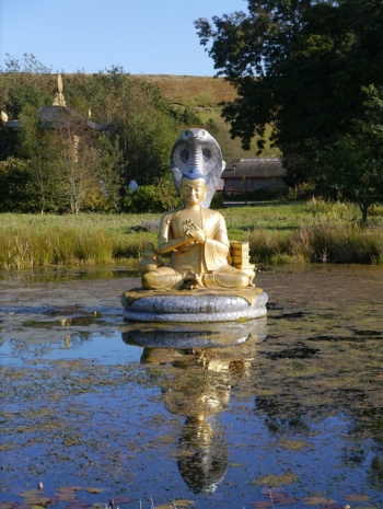 Nagarjuna Statue, Kagyu Samyé Ling Tibetan Centre, from http://www.geograph.org.uk/.