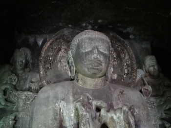 Buddha in Ajanta Caves. By Raymond Lam.