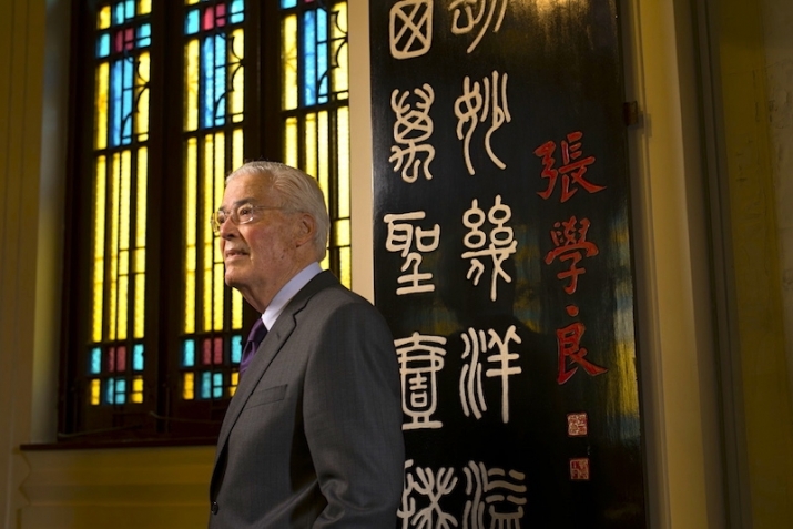 Mr. Robert H. N. Ho in Tung Lin Kok Yuen, November 2013. From The Robert H. N. Ho Family Foundation.