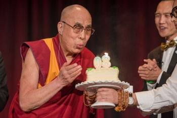 Birthday celebration for His Holiness the Dalai Lama. From The Office of His Holiness the Dalai Lama