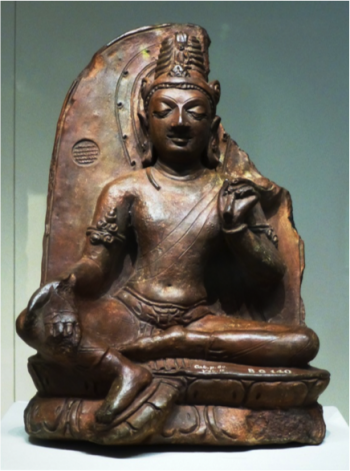 Avalokiteshvara, from Bodhgaya, India. Pala period, c. 10th century, terracotta. From Shuyin