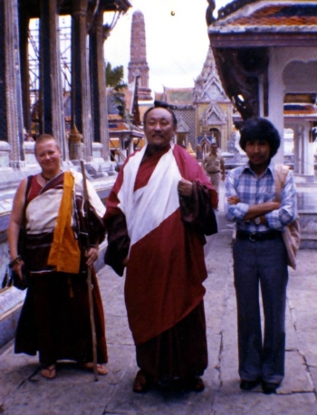 With Chagdud Rinpoche, Bangkok, 1979. From Ani Zamba