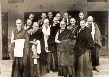 His Holiness's residence, 1975. Photograph courtesy Lama Yeshe Wisdom Archive