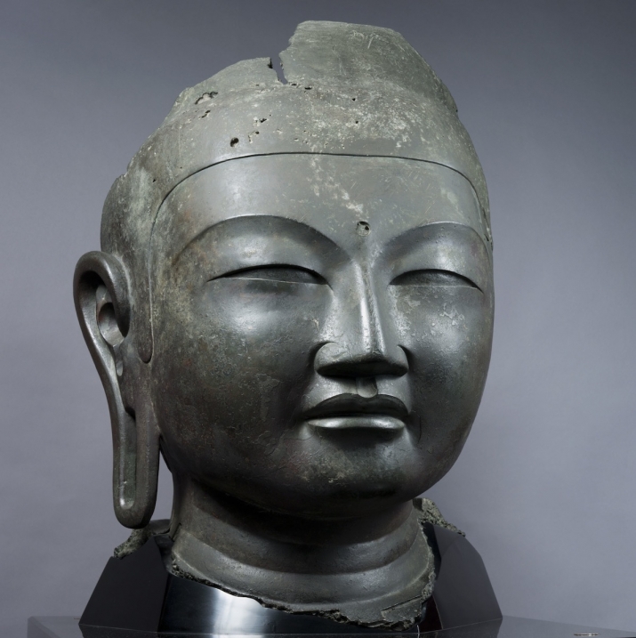 A head of the Buddha from the temple Kofuku-ji in Nara. From japantimes.co.jp