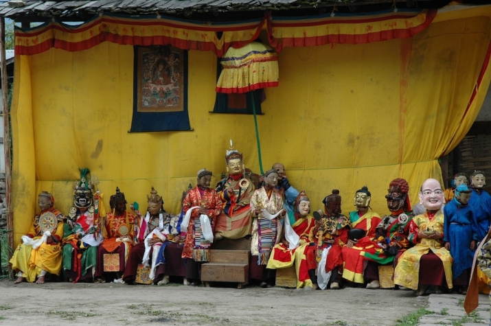 <i>The Eight Manifestations of Guru Rinpoche</i> Cham, Tamzhing Gonpa, Bhutan, 2006. From Core of Culture