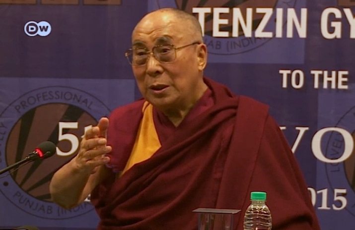 The Dalai Lama repeated his message of non-violence in the wake of the Paris attacks. From dw.com