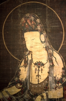 (Fig. 2a) Detail showing Avalokiteshvara as “the body of the full moon”
