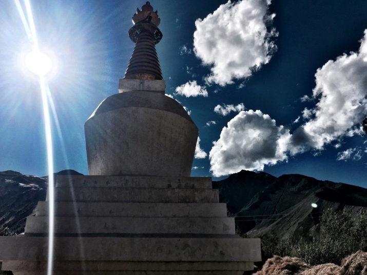Birthplace stupa. Photo by Ryan Hunt