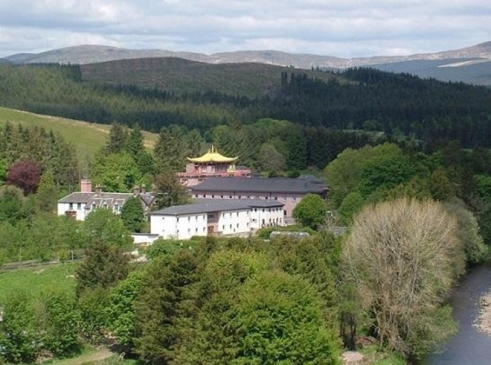 Kagyu Samye Ling in rural Scotland. From heraldscotland.com