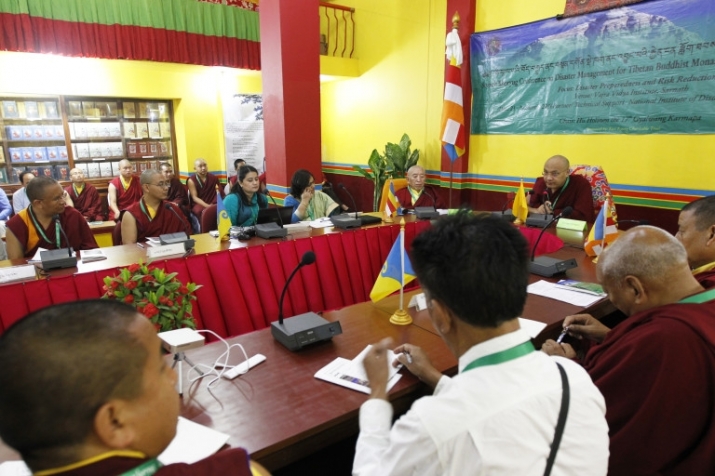 The first day of the 7th Khoryug Conference for Tibetan Buddhist Monasteries and Nunneries. From khoryug.info