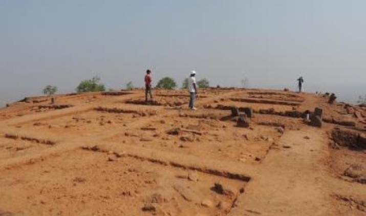 View of Aragarh excavations. From orissapost.com