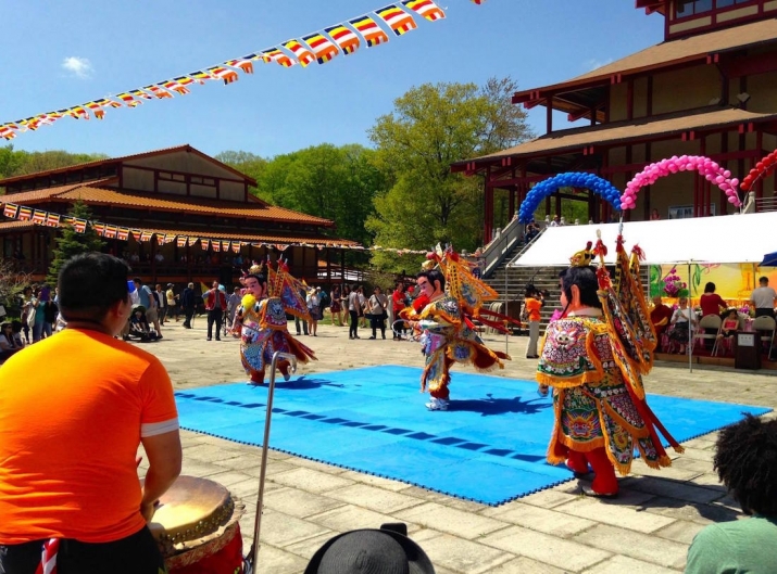Garden Party Celebration at Chuang Yen Monastery. Image courtesy of Chuang Yen Monastery