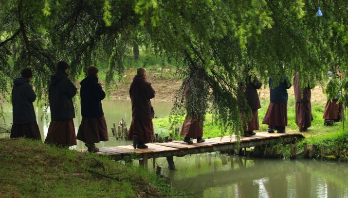 The monastic community of Plum Village. From plumvillage.org