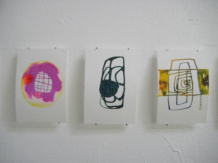 <i>Daily Practice</i> series, by Wakana Kimura (three works). Ongoing, mixed media. Image courtesy of the artist