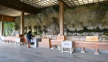 The Usuki Buddhas. From From japan-guide.com