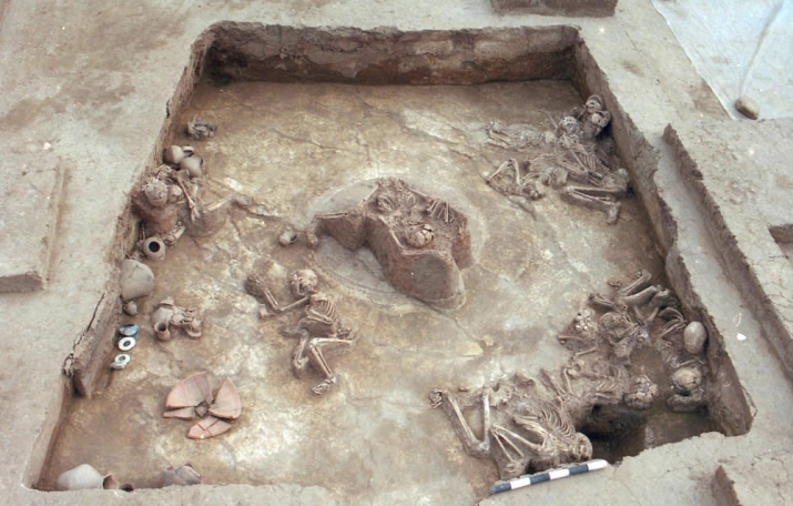 Remains of some of the former inhabitants of the prehistoric Lajia archaeological site. From iflscience.com
