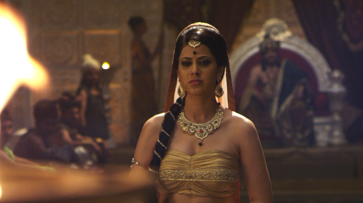 Amrapali, as portrayed by Nigaar Khan in the Zee TV television series <i>Buddha</i>. From pinkvilla.com