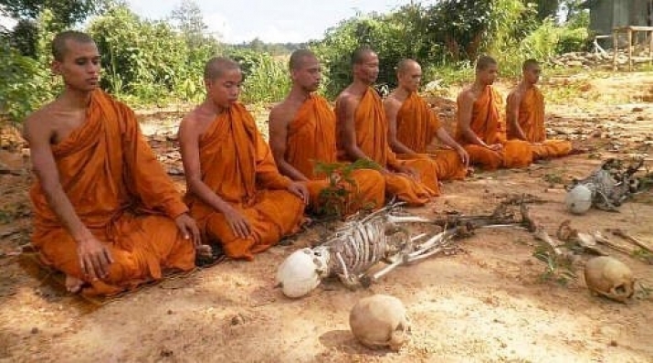 Corpse meditation is aimed at imparting a deeper understand of impermanence and helping the practitioner to overcome conditioned states of the mind and emotions. From dhammawheel.com
