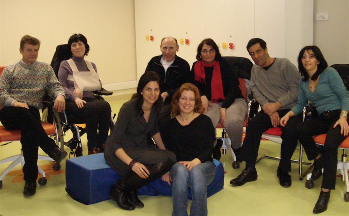 Mindfulness group at the the NEuroMuscular Omnicentre in Milan. Image courtesy of the author