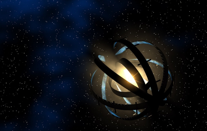One mooted explanation for the mysterious light variations from Tabby’s Star is the existence of a massive superstructure, such as this artist's impression of a Dyson Sphere, built by an alien civilization around the star to harness its power. From penningtonplanetarium.wordpress.com