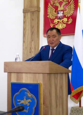 Kara-ool, chairman of the Government of Tuva Sholban