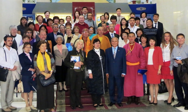 Participants of the conference at the National Museum of the Republic of Tuva