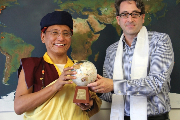 In September 2013, His Holiness the Gyalwang Drukpa was named 
