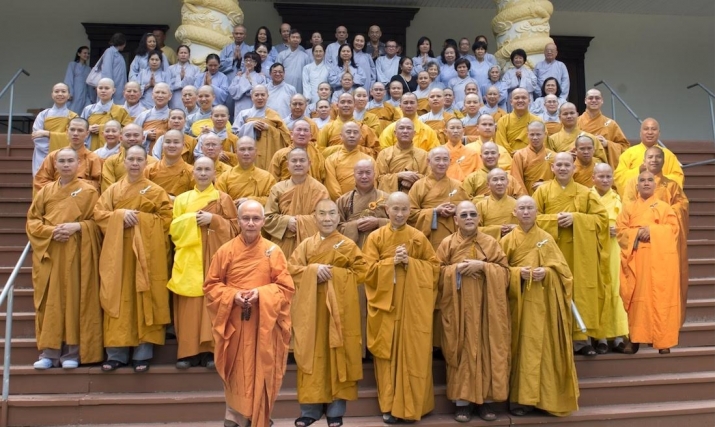 Participants of the 2016 monastic retreat