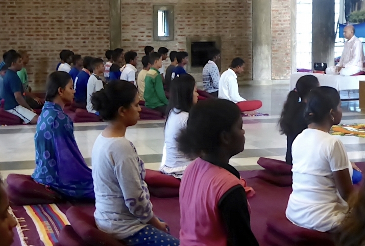 Meditation is an integral part of the training at the NTI. Image courtesy of Nagaloka