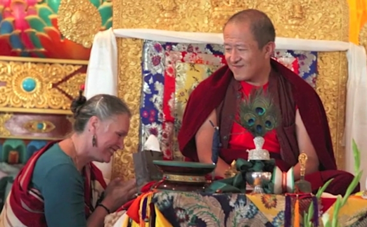 Dzongsar Khyentse Rinpoche and Lama Tsering Everest, Dudjom Tersar Wangs, Pema Ösel Ling. © Sarah C. Beasley