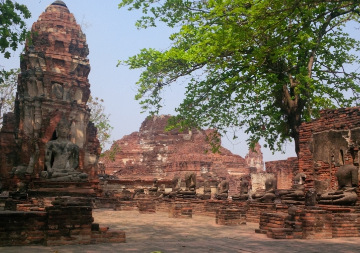 Royal Buddhist ruins at Ayutthaya. From Raymond Lam
