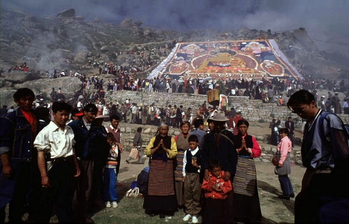 Drepung Monastery, Lhasa, Tibet, 1998. Photo by Yang Liquan