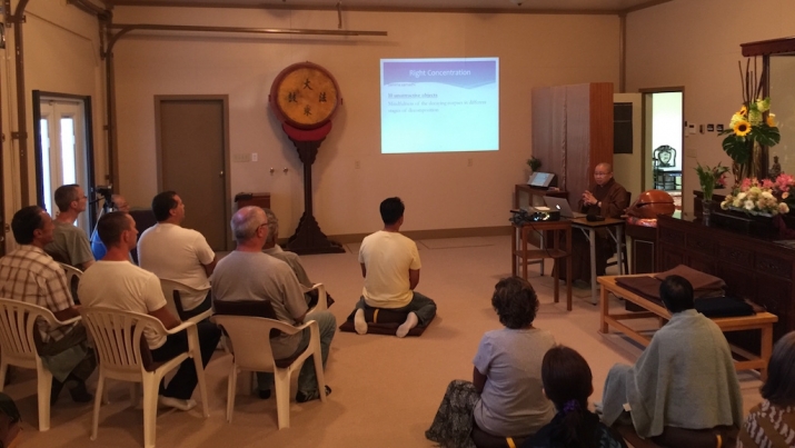 Class at the nunnery. Image courtesy of Po Lam Buddhist Association
