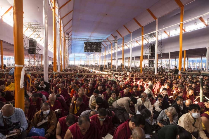 The organizers expect to report record attendance figures for the 34th Kalachakra. Photo by Paolo Regis