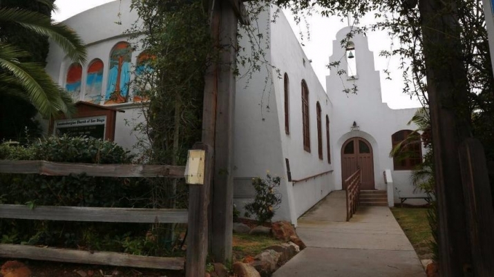 The former Swedenborgian Church in University Heights, which was founded in 1927 and designed by famed architect Louis John Gill. From sandiegouniontribune.com