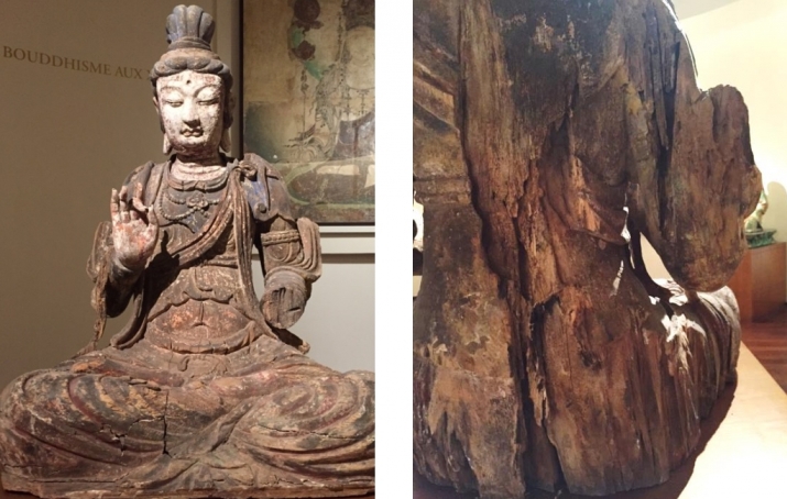 Fig. 9. Seated Guanyin, Five Dynasties (907–960), Musée Guimet. Images courtesy of the author