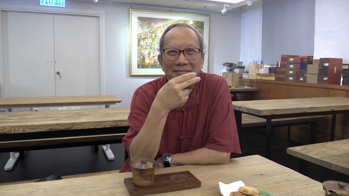 Tea master Wing Chi Ip has been immersed in tea culture for more than 30 years. Image courtesy of the author