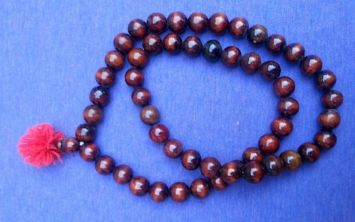 Buddhist prayer beads. Vietnam, late 20th century. Wood. Photo by the author
