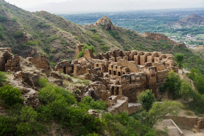 Takht-i-Bahi, an ancient Buddhist vihara in Pakistan. From mangobaaz.com